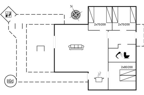 Foto 2 - Haus mit 3 Schlafzimmern in Blåvand mit sauna und whirlpool