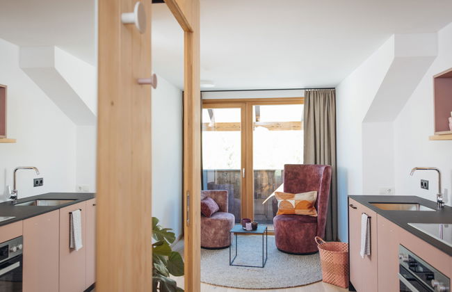 Apartamento de 1 quarto em Stams com jardim e terraço - Foto 8
