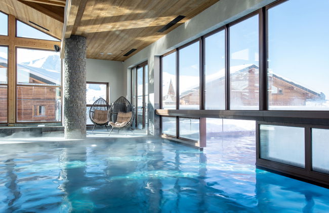 Apartment mit 3 Schlafzimmern in La Plagne Tarentaise mit schwimmbad und sauna - Foto 24