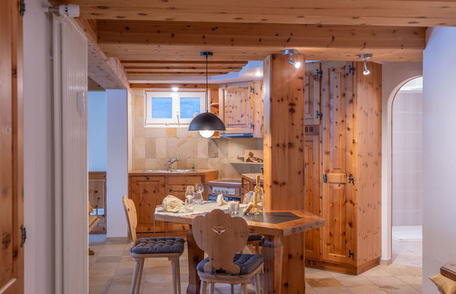 Apartment mit 2 Schlafzimmern in Sankt Moritz mit garten - Foto 5