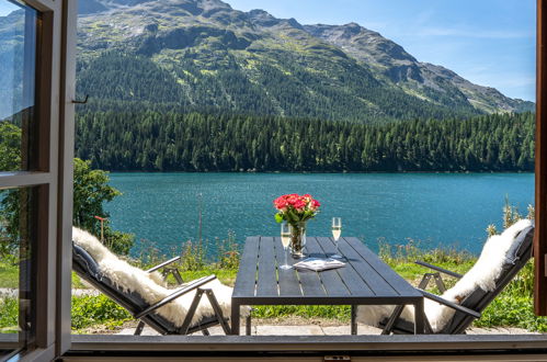 Foto 23 - Apartamento de 1 quarto em Sankt Moritz com jardim e vista para a montanha