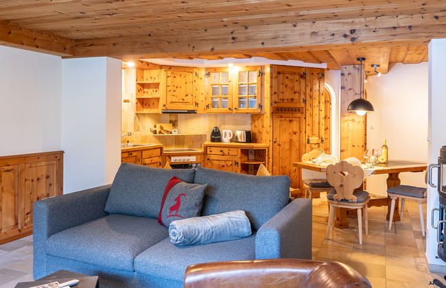Apartment mit 2 Schlafzimmern in Sankt Moritz mit garten - Foto 6