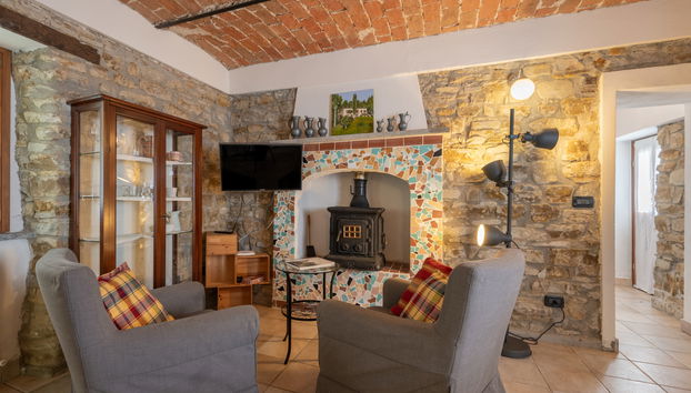 Apartment mit 2 Schlafzimmern in Monastero Bormida mit schwimmbad und garten - Foto 2