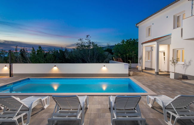Casa de 6 quartos em Crikvenica com piscina privada e jardim - Foto 19