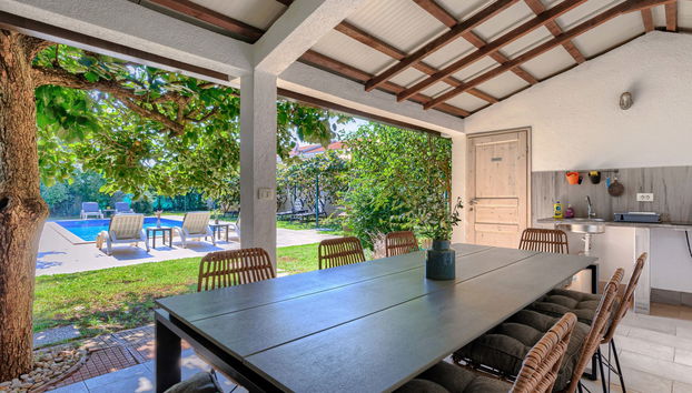 Casa con 7 camere da letto a Umag con piscina privata e giardino - Foto 3