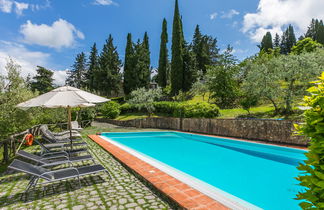 Foto 2 - Casa de 2 habitaciones en Greve in Chianti con piscina y jardín