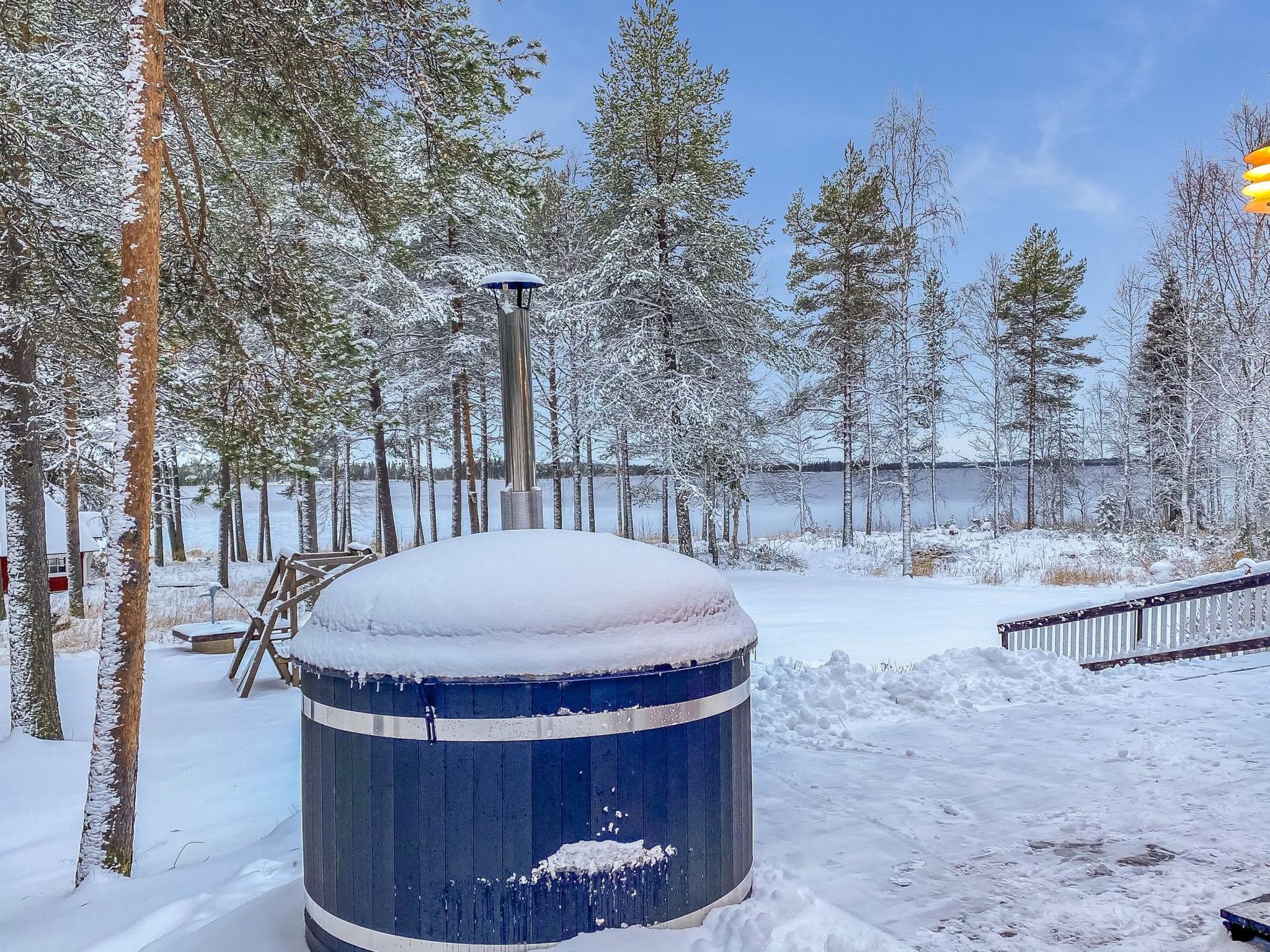 Foto 42 - Casa de 2 habitaciones en Kuusamo con sauna y vistas a la montaña