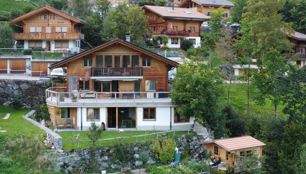 Apartment mit 3 Schlafzimmern in Lenk mit garten - Foto 2
