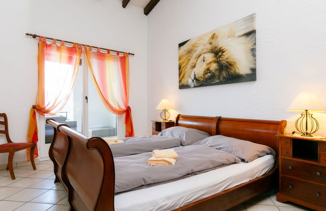 Apartment mit 2 Schlafzimmern in Gambarogno mit schwimmbad und garten - Foto 5