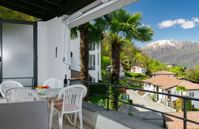 Apartment mit 2 Schlafzimmern in Gambarogno mit schwimmbad und garten - Foto 15