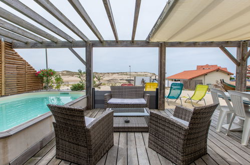 Photo 2 - Maison de 2 chambres à Vieux-Boucau-les-Bains avec piscine privée et vues à la mer