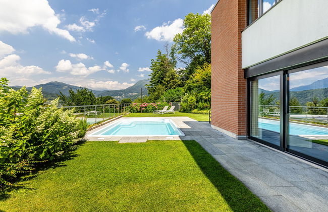 Casa de 4 quartos em Lugano com piscina privada e jardim - Foto 28
