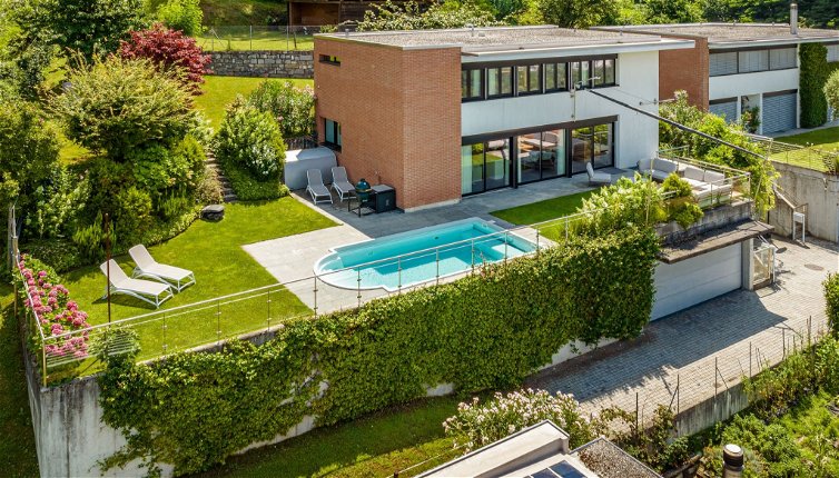 Foto 1 - Casa de 3 habitaciones en Lugano con piscina privada y vistas a la montaña