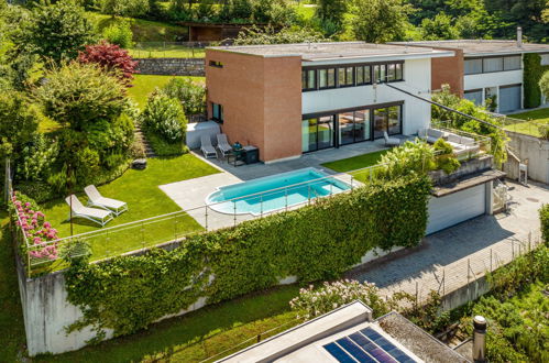 Foto 1 - Casa de 3 habitaciones en Lugano con piscina privada y vistas a la montaña