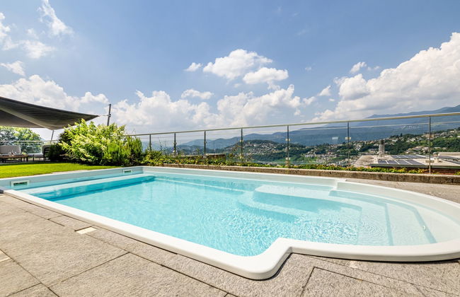 Casa de 4 quartos em Lugano com piscina privada e jardim - Foto 26