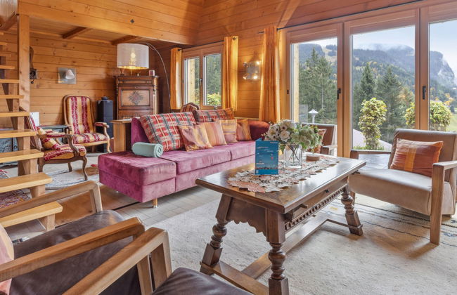 Casa con 4 camere da letto a Lauterbrunnen con giardino e terrazza - Foto 2
