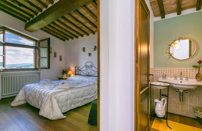 Casa de 4 quartos em Casole d'Elsa com piscina privada e jardim - Foto 48