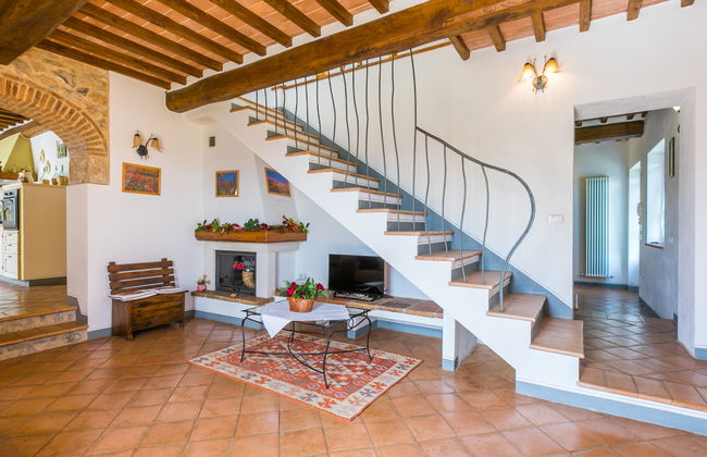 Casa de 4 quartos em Casole d'Elsa com piscina privada e jardim - Foto 33