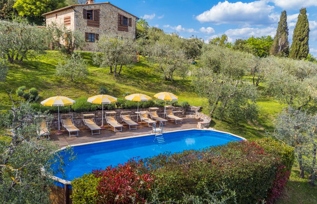 Casa de 4 quartos em Casole d'Elsa com piscina privada e jardim - Foto 1