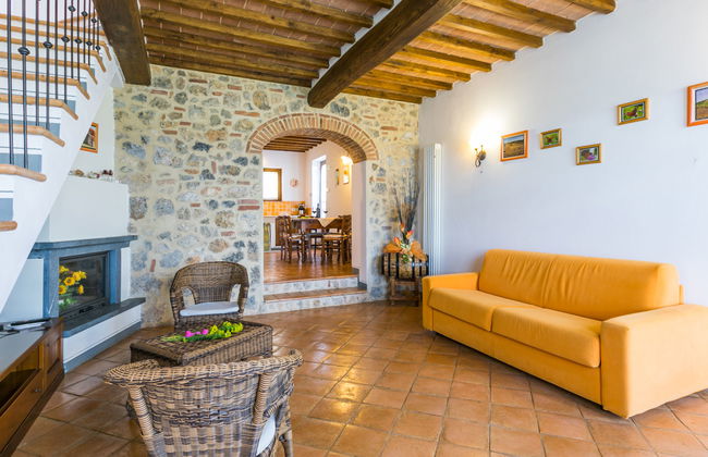 Casa de 4 quartos em Casole d'Elsa com piscina privada e jardim - Foto 7
