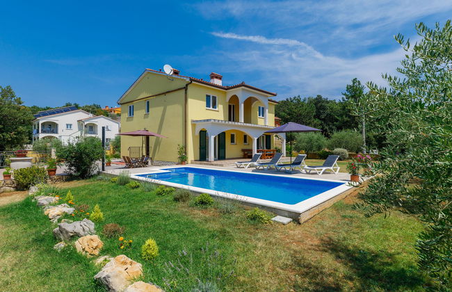 Casa de 4 quartos em Labin com piscina privada e jardim - Foto 33