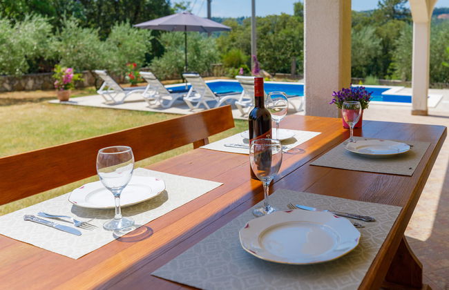 Casa de 4 quartos em Labin com piscina privada e jardim - Foto 28