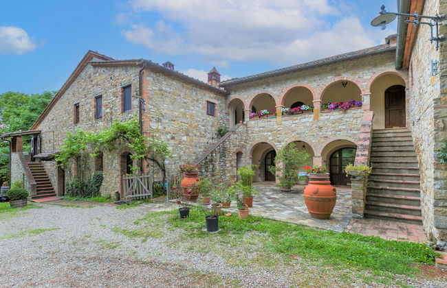 Apartamento de 2 quartos em Castellina in Chianti com piscina e jardim - Foto 30