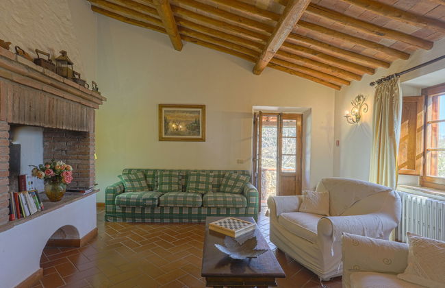 Apartamento de 2 quartos em Castellina in Chianti com piscina e jardim - Foto 4