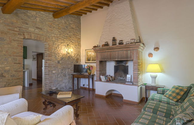 Apartamento de 2 quartos em Castellina in Chianti com piscina e jardim - Foto 7