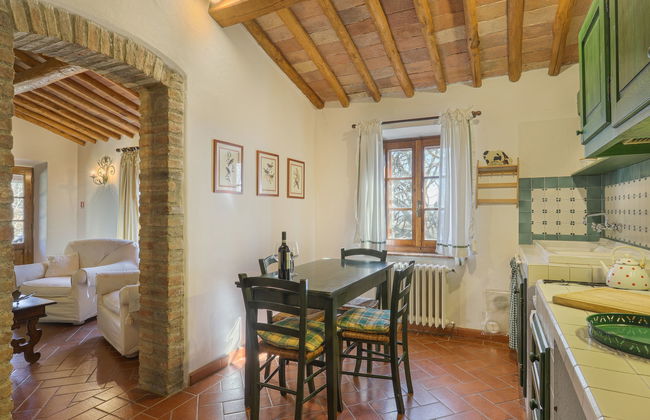 Apartamento de 2 quartos em Castellina in Chianti com piscina e jardim - Foto 5