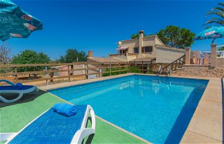 Foto 1 - Casa de 4 habitaciones en Santa Margalida con piscina privada y vistas al mar