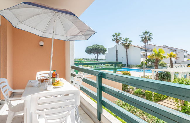 Apartamento de 2 quartos em Le Grau-du-Roi com piscina e terraço - Foto 3