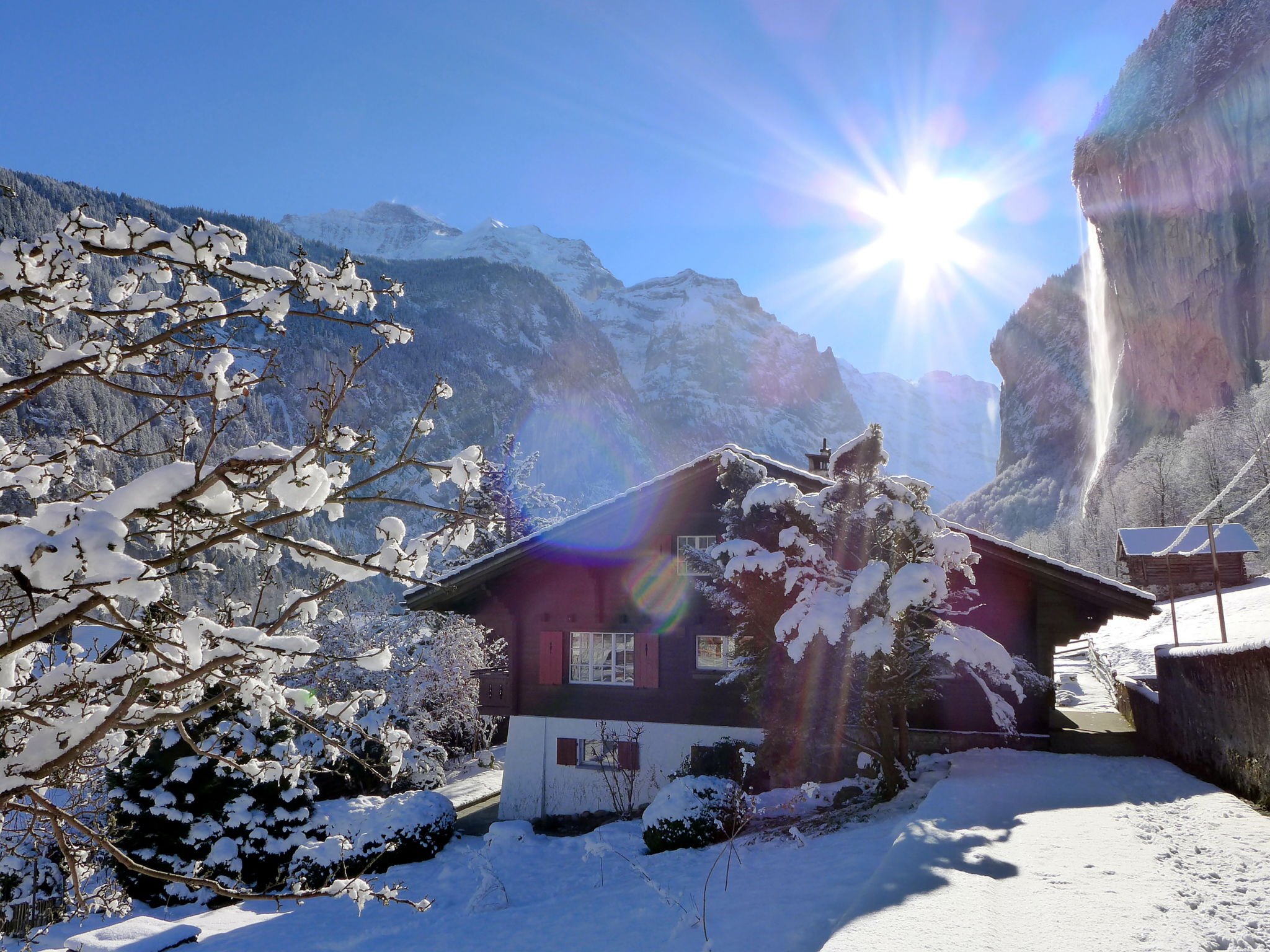 Foto 36 - Casa de 6 quartos em Lauterbrunnen com jardim