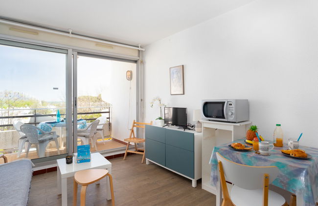 Apartamento de 1 quarto em La Grande-Motte com piscina e terraço - Foto 2