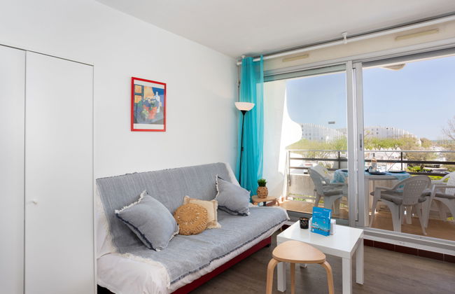 Apartamento de 1 quarto em La Grande-Motte com piscina e terraço - Foto 16