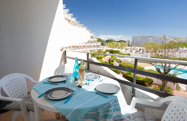 Apartamento de 1 quarto em La Grande-Motte com piscina e terraço - Foto 11