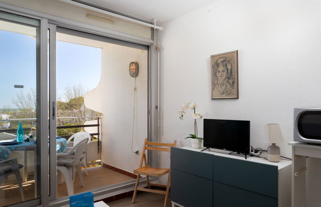 Apartamento de 1 quarto em La Grande-Motte com piscina e terraço - Foto 15