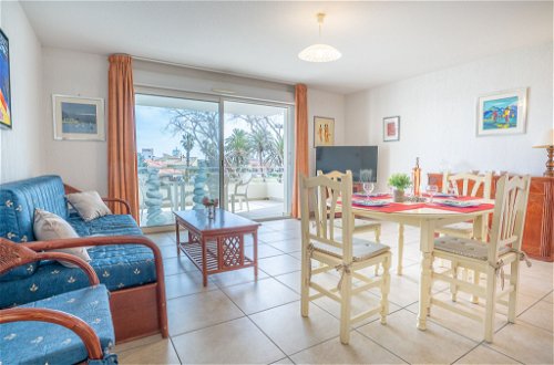 Foto 3 - Apartamento de 2 quartos em Canet-en-Roussillon com terraço e vistas do mar