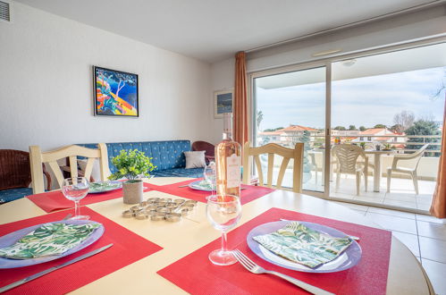 Foto 9 - Apartamento de 2 habitaciones en Canet-en-Roussillon con terraza y vistas al mar