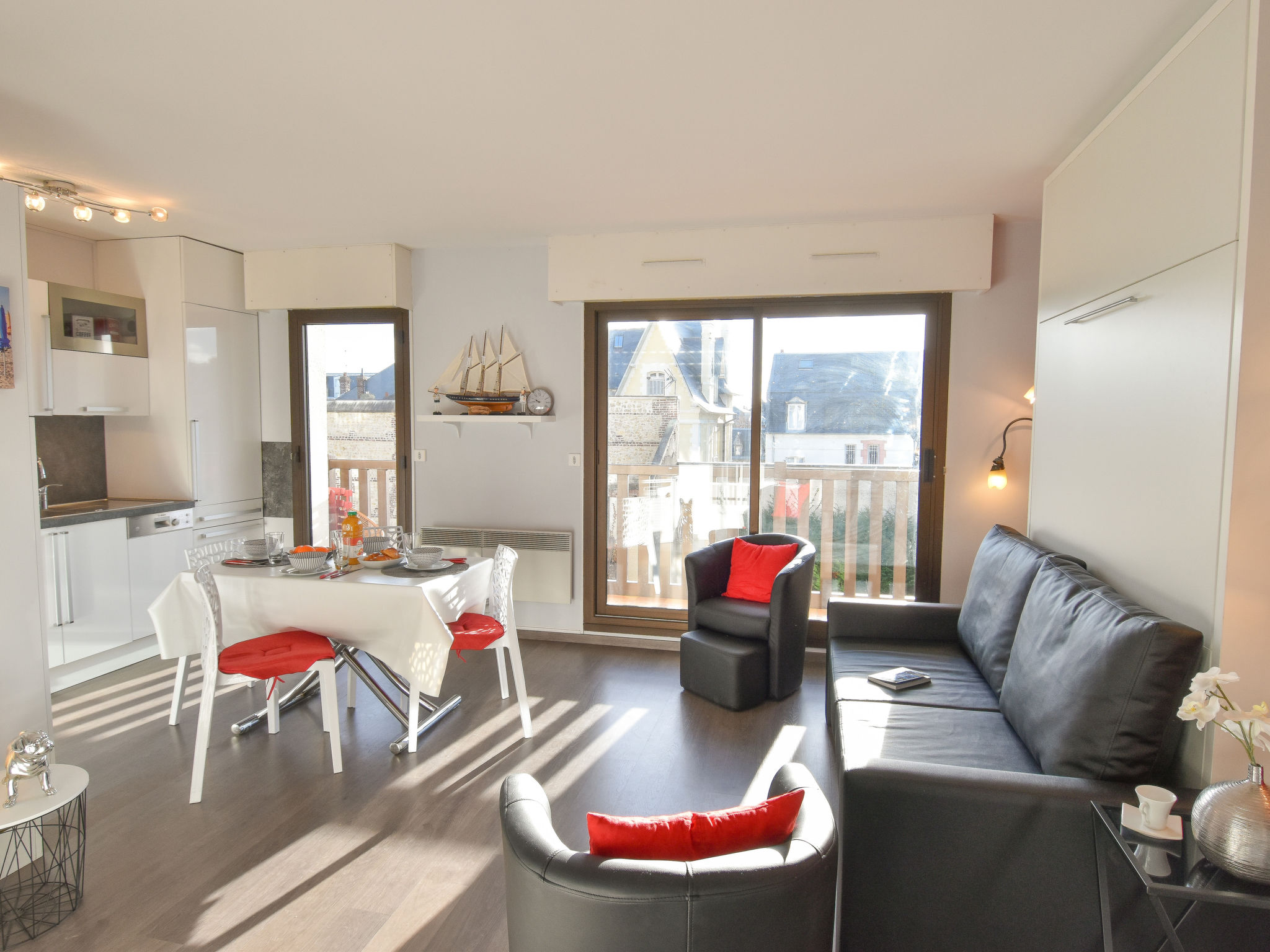 Foto 3 - Apartamento de 1 quarto em Deauville com vistas do mar