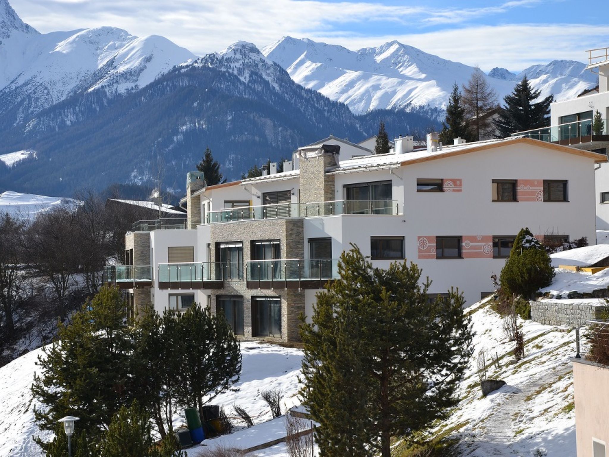 Foto 2 - Apartamento de 2 quartos em Scuol com sauna e vista para a montanha