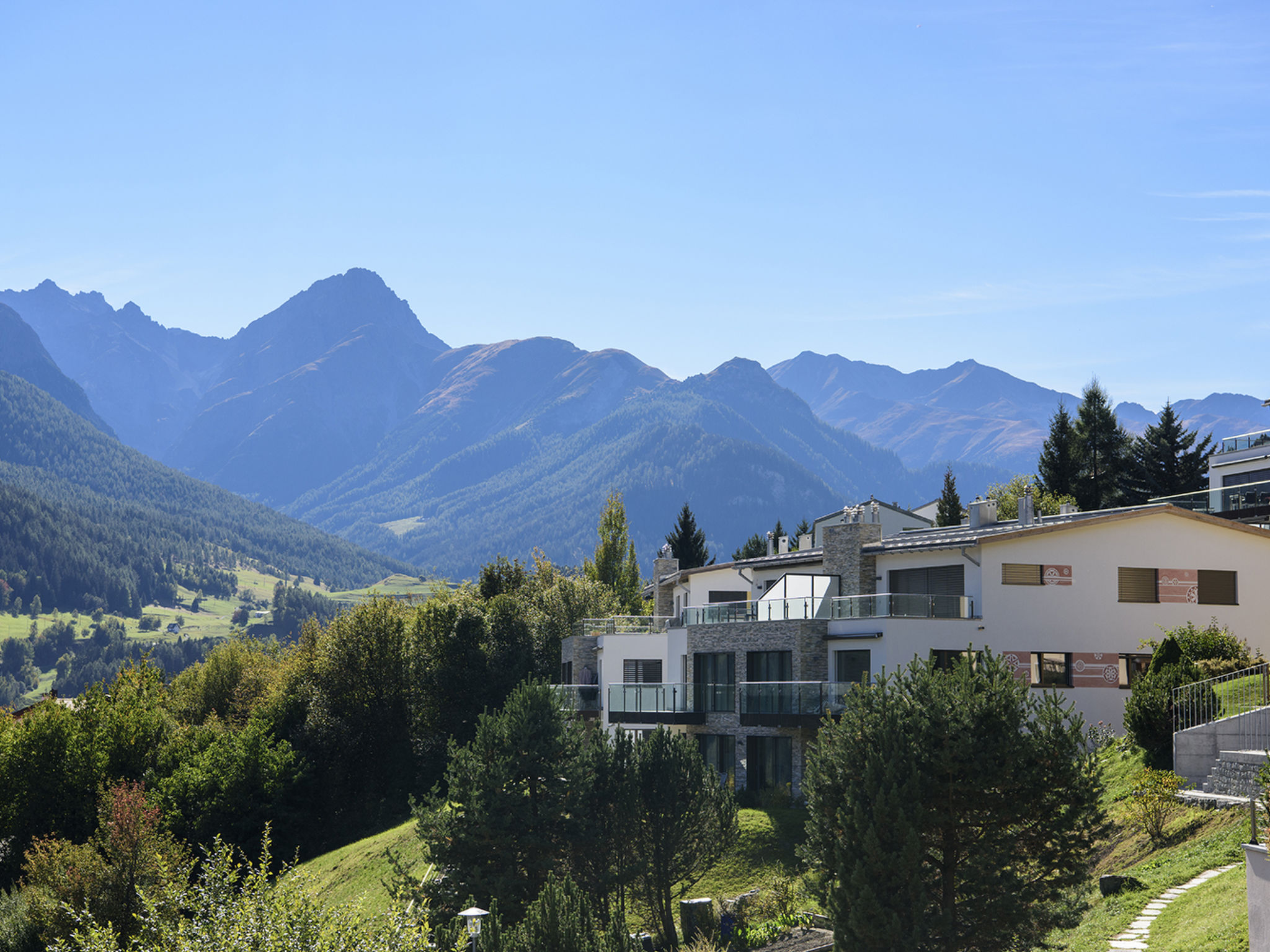 Foto 1 - Apartamento de 2 quartos em Scuol com sauna e vista para a montanha