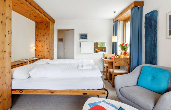 Apartamento de 1 quarto em Davos com piscina e sauna - Foto 5