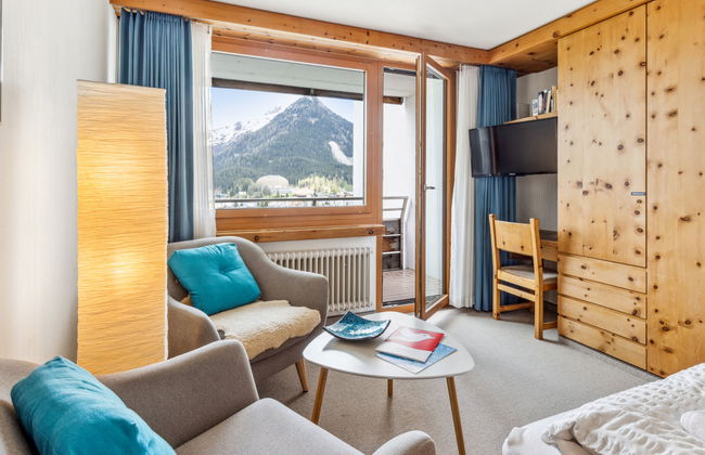 Apartamento de 1 quarto em Davos com piscina e sauna - Foto 1