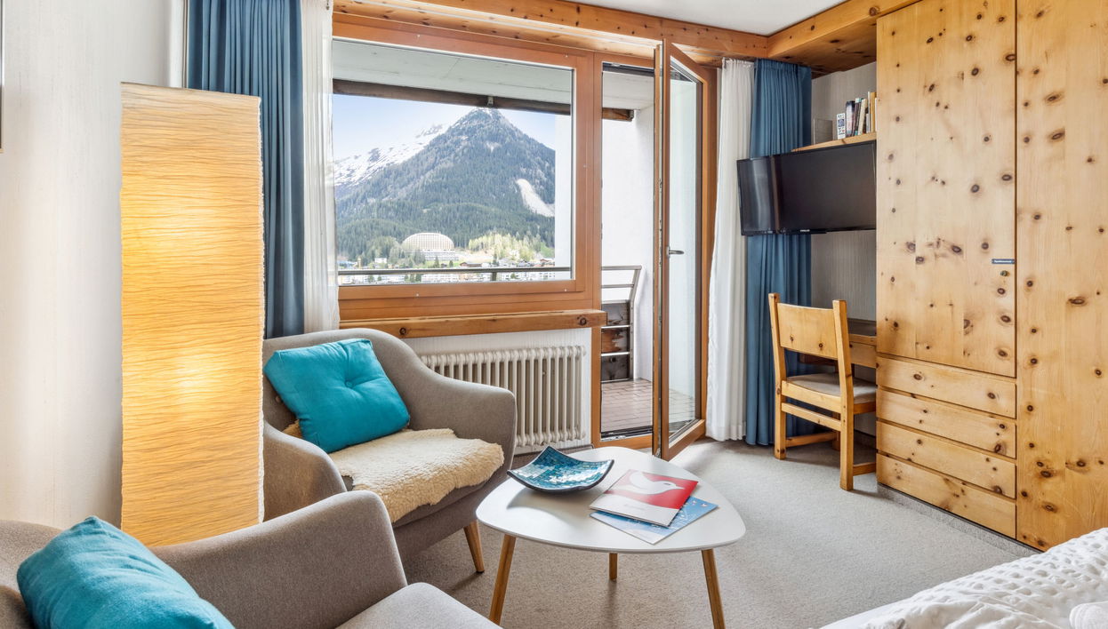 Apartment mit 1 Schlafzimmer in Davos mit schwimmbad und sauna - Foto 1