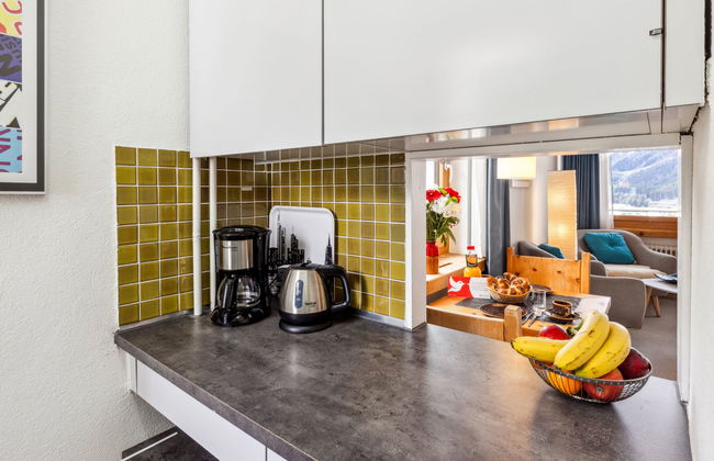 Apartamento de 1 quarto em Davos com piscina e sauna - Foto 3
