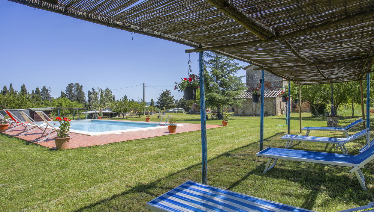 Apartment mit 2 Schlafzimmern in Monteriggioni mit schwimmbad und garten - Foto 1