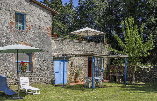Apartamento de 2 quartos em Monteriggioni com piscina e jardim - Foto 34
