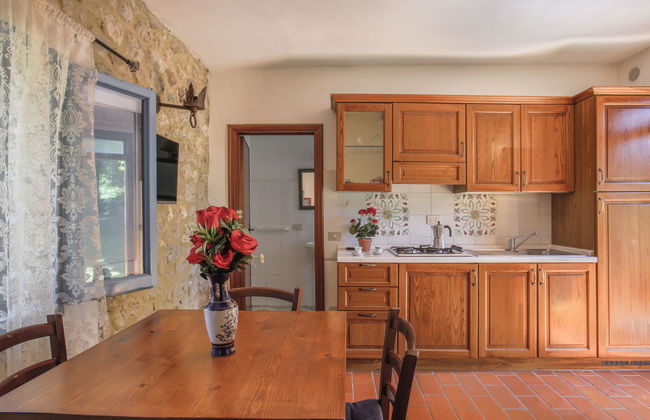 Apartamento de 2 quartos em Monteriggioni com piscina e jardim - Foto 5