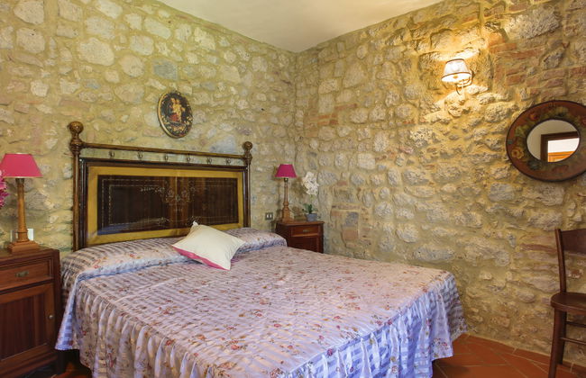 Apartamento de 2 quartos em Monteriggioni com piscina e jardim - Foto 7